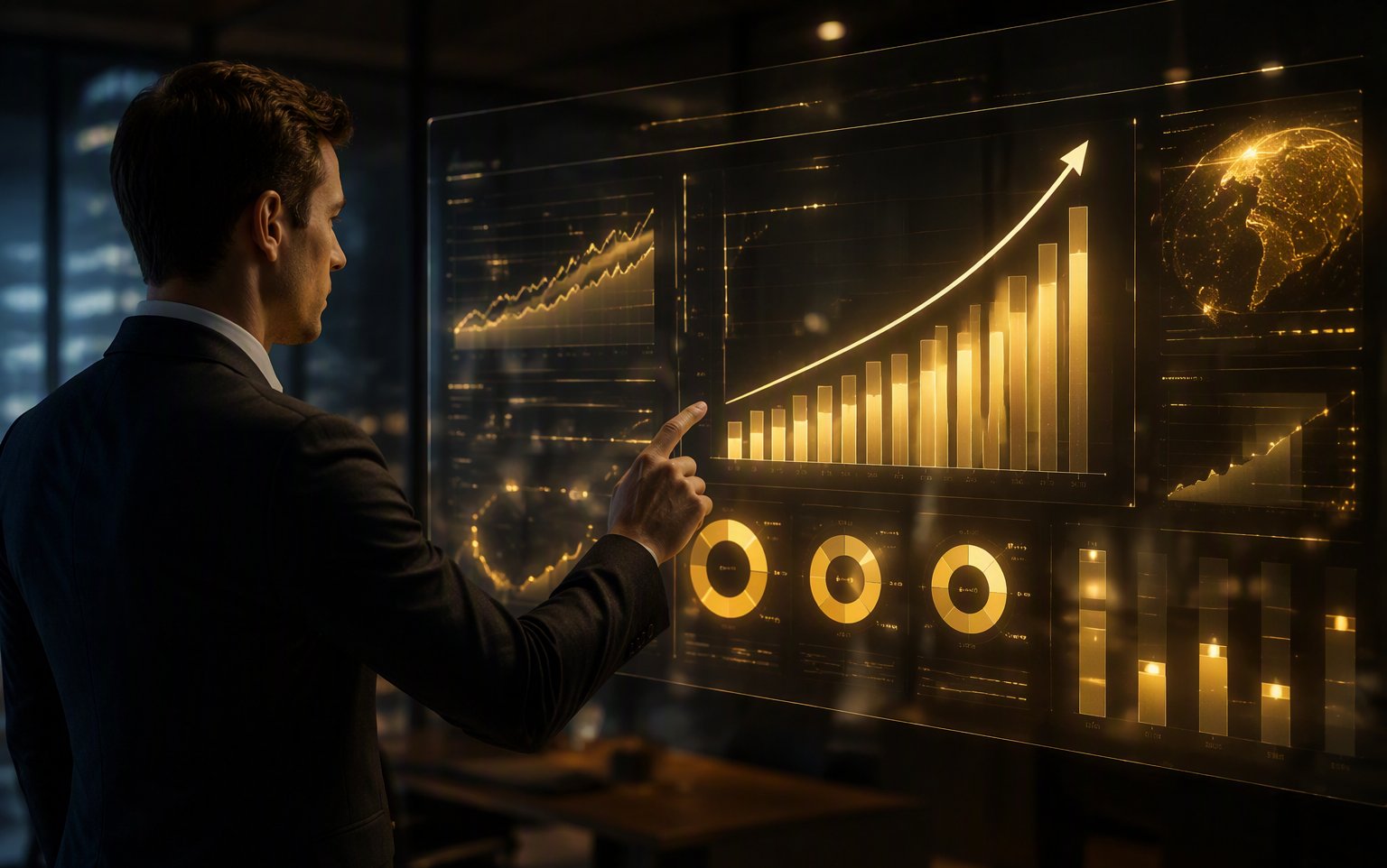 Concept Technology consultants reviewing measurable results